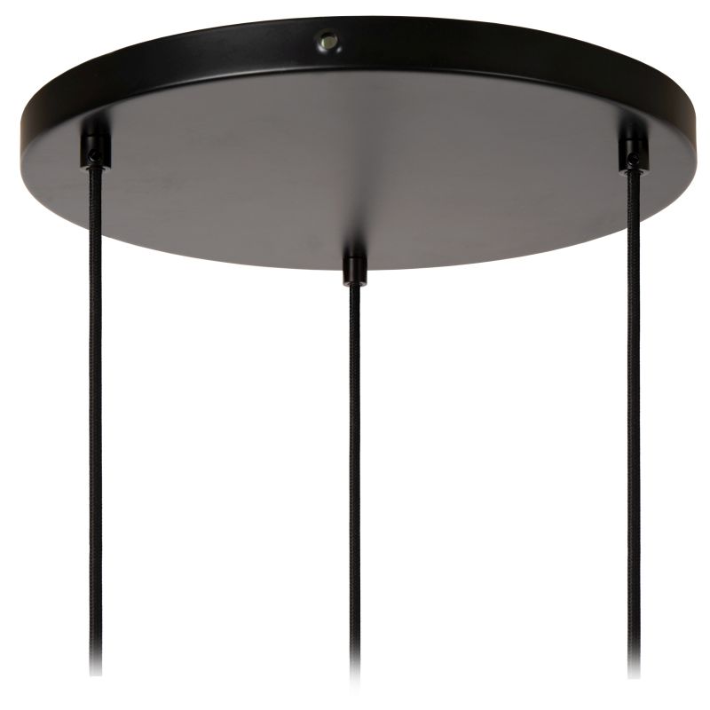 Lucide MONSARAZ - Závesné svietidlo - Ø 35 cm - 3xE27 - Zelené